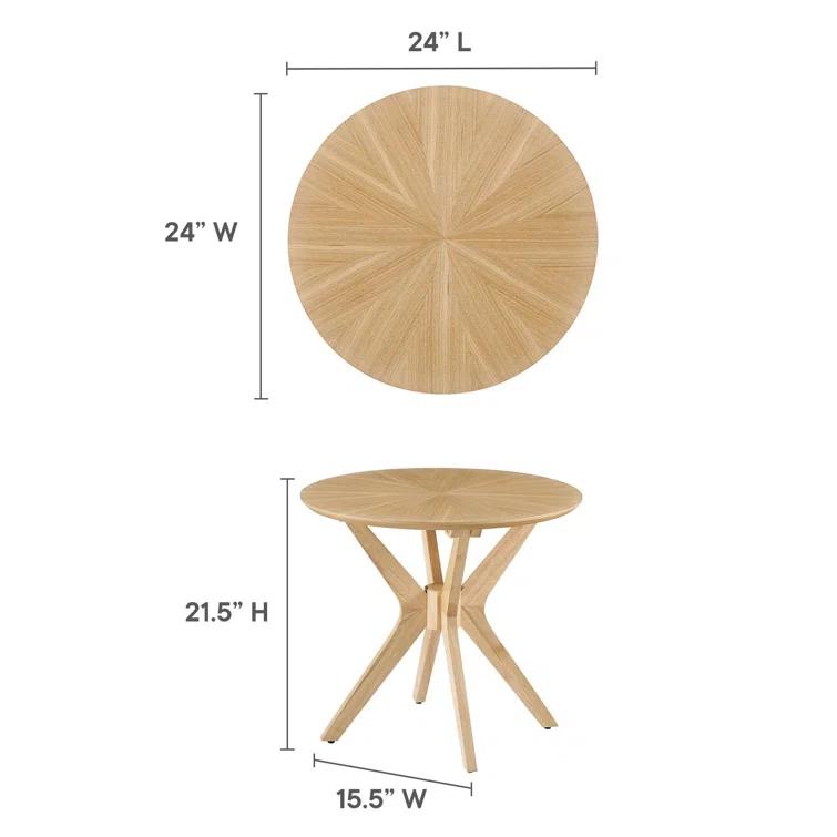 Modway Crossroads Pedestal End Table | Wayfair