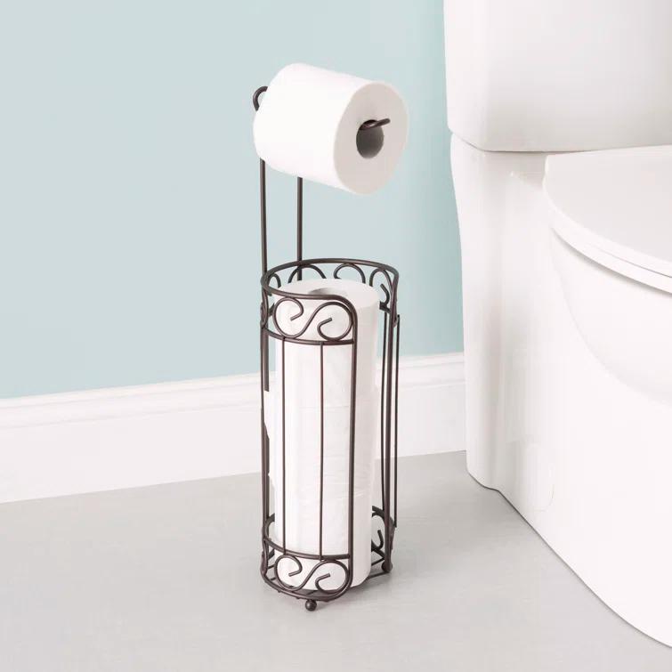 Fleur De Lis Living Margarida Free Standing Toilet Paper Holder
