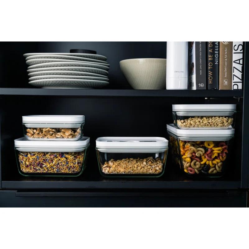 ZWILLING J.A. Henckels ZWILLING Fresh & Save 3-Piece Glass Food Storage Container, Meal Prep Container- Assorted Sizes