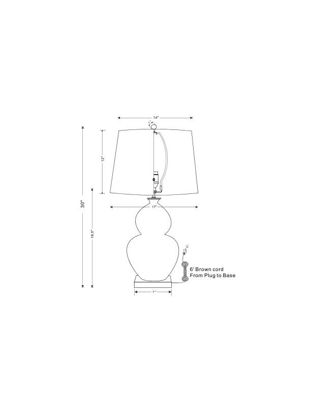 Port 68 Madcap Cottage Table Lamp