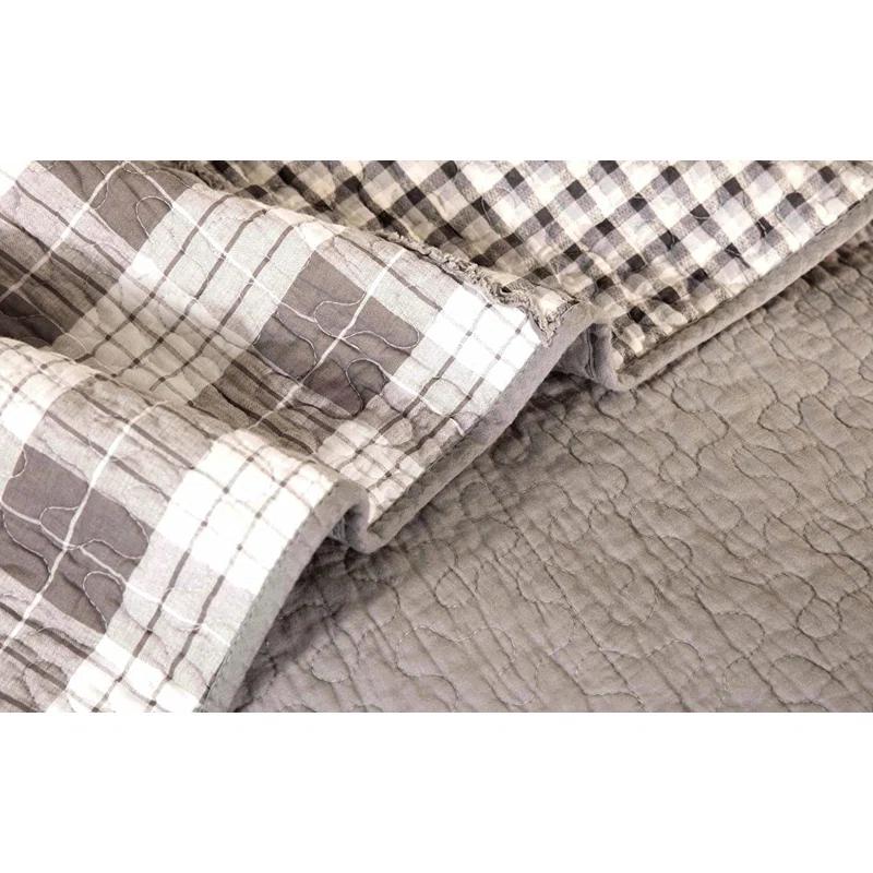 Chezmoi Collection Cotton Patchwork Quilt Set