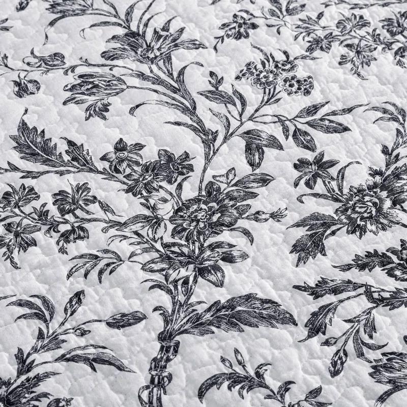 Laura Ashley Laura Ashley Amberley Cotton Black 4 Piece Daybed Cover Set