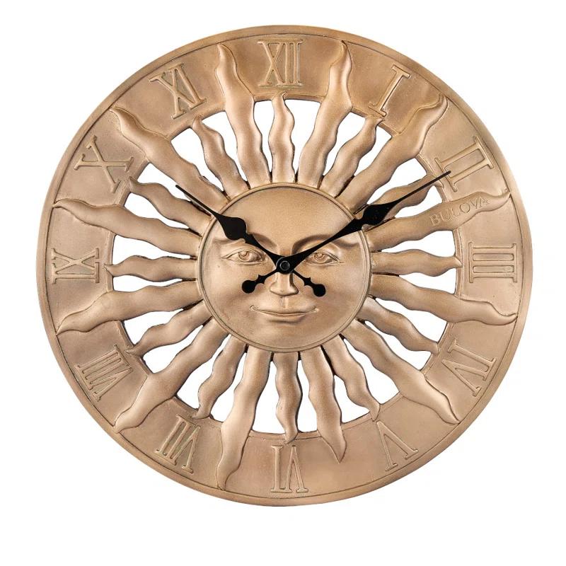 Bulova The Sunrise 14" Wall Clock | Wayfair