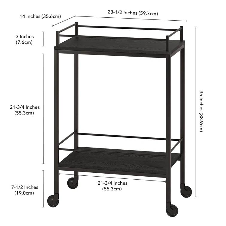 Wade Logan® Barnes Metal Bar Cart