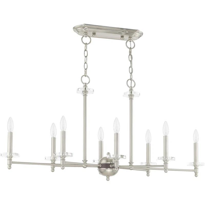 Willa Arlo™ Interiors Christofer 8 - Light Dimmable Transitional Linear Chandelier