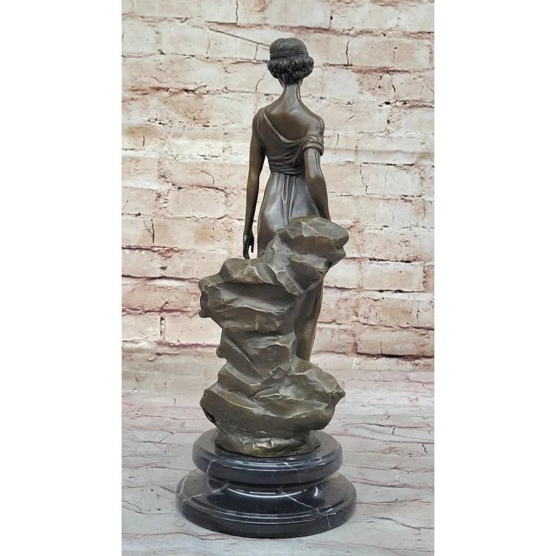 Bloomsbury Market Athena Greek Goddess Mythological Figure Bronze Sculpture Original Art By Milo