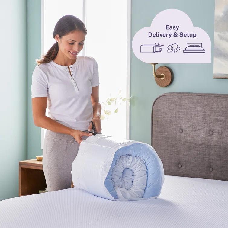 Sleep Innovations 4'' Gel Memory Foam Mattress Pad