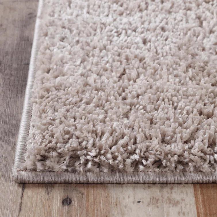Superior Plush Shag Fuzzy Modern Solid Indoor Area Rug or Runner