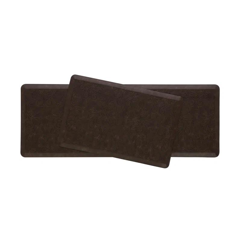Chef Gear Embossed Soothing Comfort Anti-Fatigue Mat Set