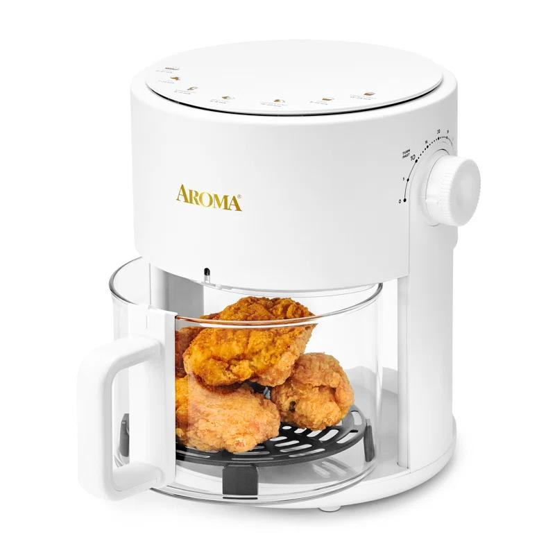 Aroma Aroma® Glass Air Fryer And Countertop Convection Oven (3 Quart)
