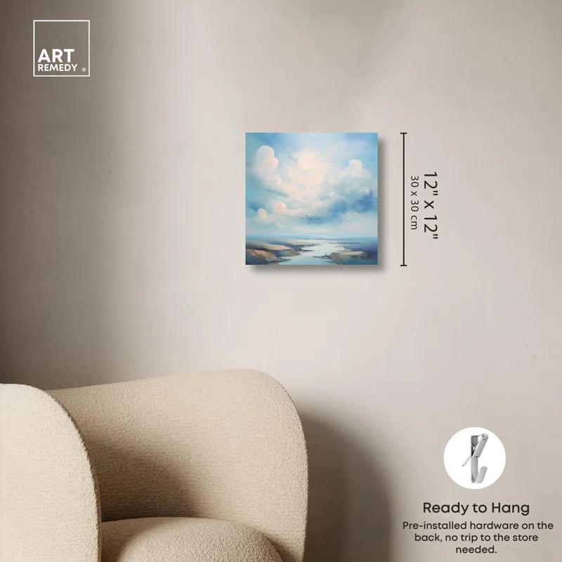 Art Remedy Calm After The Storm Canvas Coastal Farmhouse Wall Art by Art Remedy
