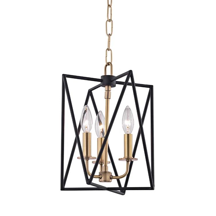 Hudson Valley Lighting Laszlo 3 - Light Aged Brass Unique/Statement Pendant