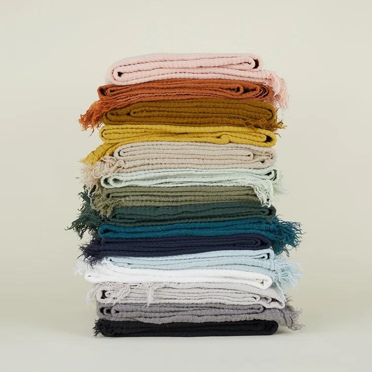 Simple Knitted Throw Blanket