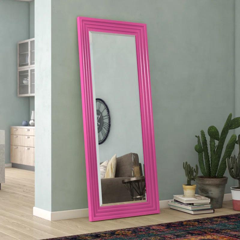 Trule Amy Wood Flat Wall Mirror