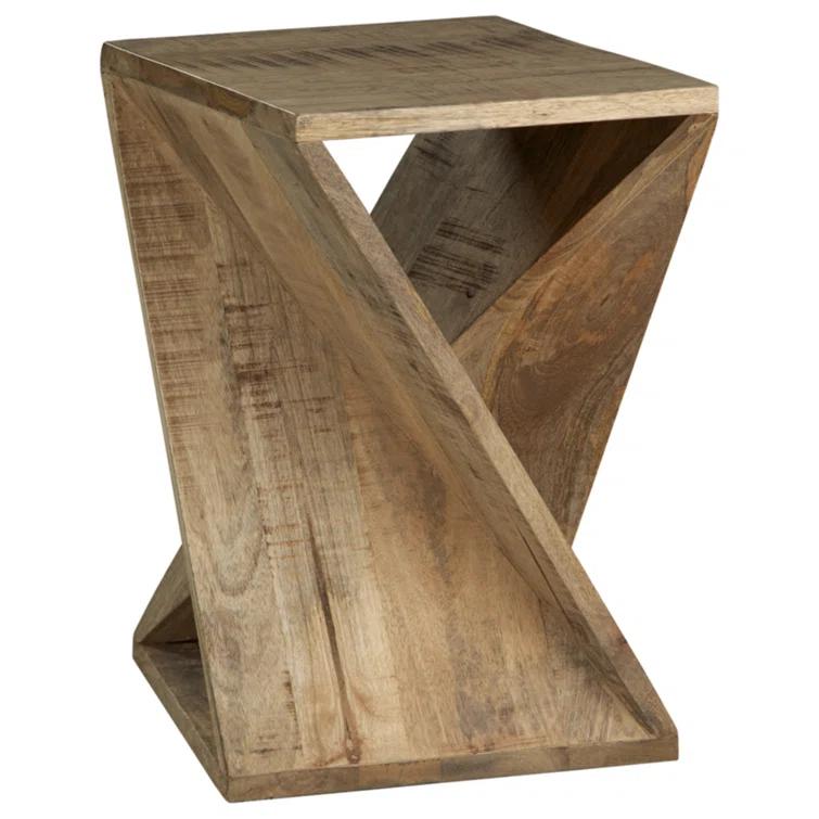 Millwood Pines Edu Solid Wood End Table