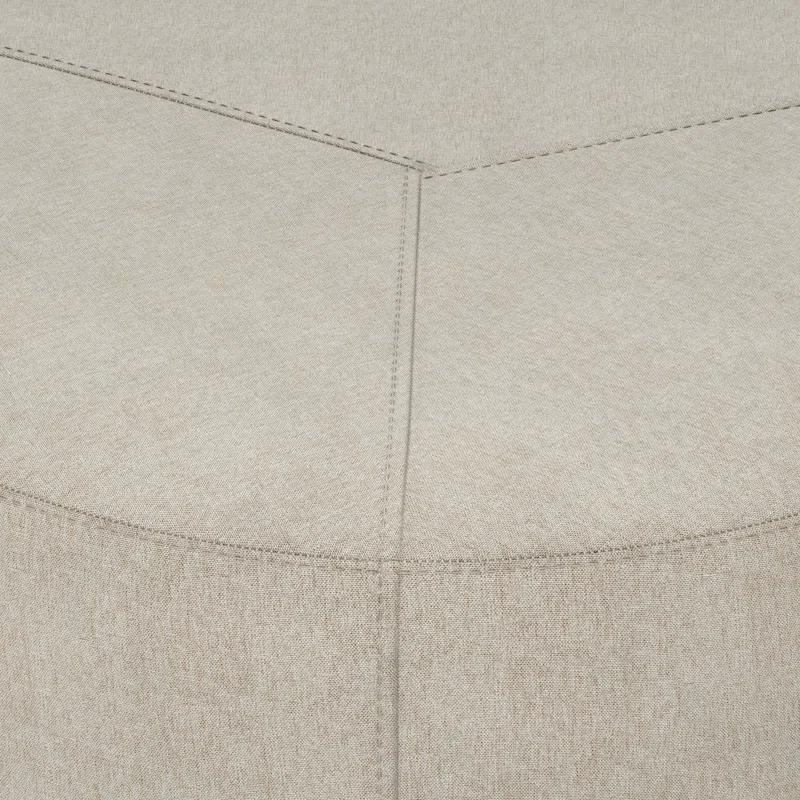 Simpli Home Moore Upholstered Ottoman