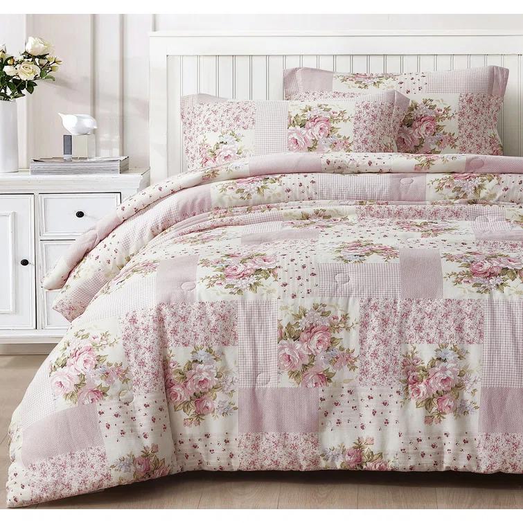 Chezmoi Collection Cotton Ring Stitch Comforter Set