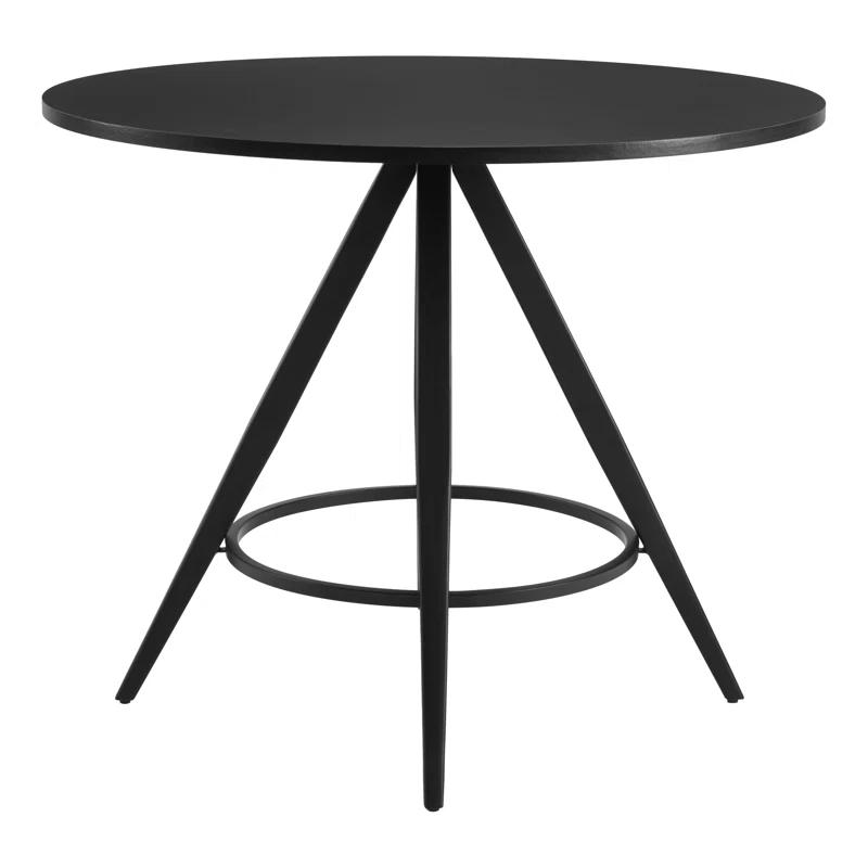 Dinos Round Metal Base Dining Table