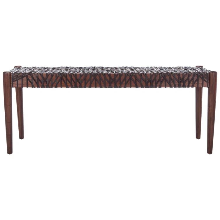 Kazbah 47" Genuine Leather Bench