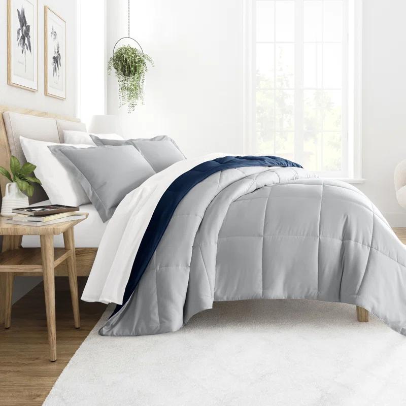 Becky Cameron Reversible Down-Alternative Comforter Bedding Set