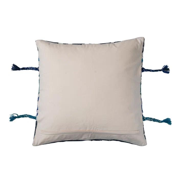 Creative Co-Op Embroidered Cotton Blend Pillow Cover