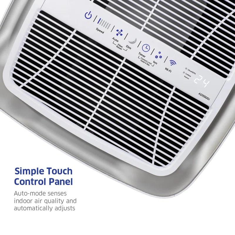 AIRDOCTOR AD5500i Smart Purifier for Extra Large Spaces UltraHEPA Carbon & VOC Filters