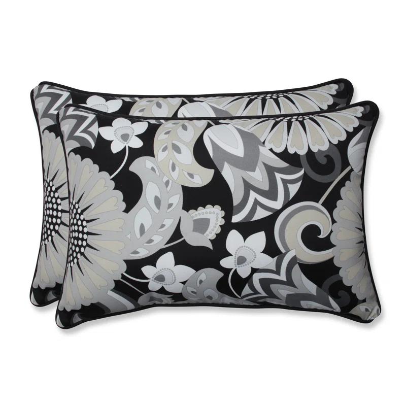 Pillow Perfect Floral Indoor/Outdoor Reversible Throw Pillow (Set of 2)