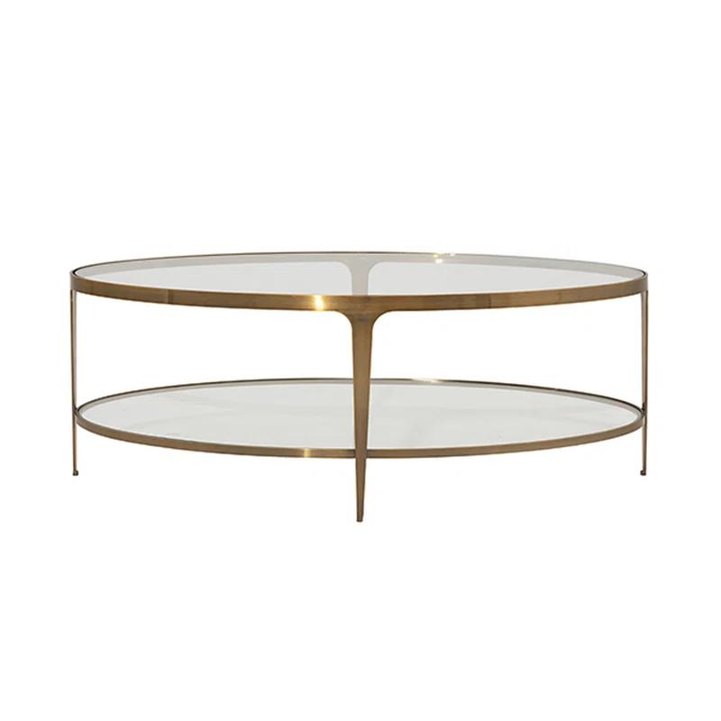 Brando Glass Top Coffee Table