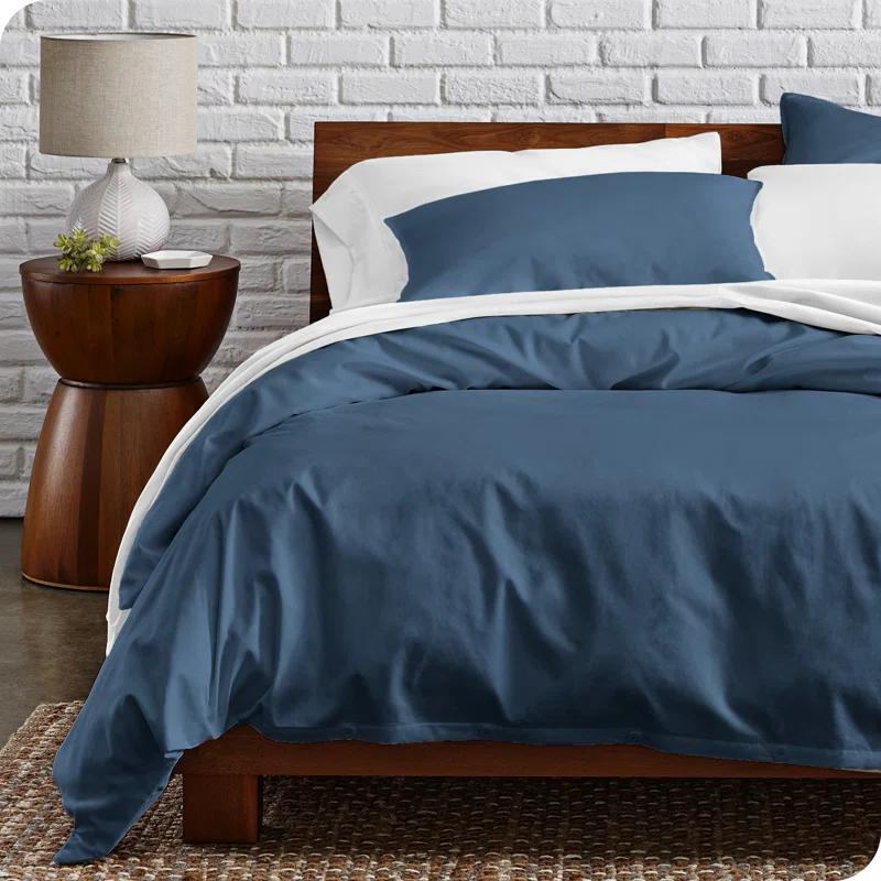 Bare Home Modern & Contemporary Organic Percale Duvet Cover Set