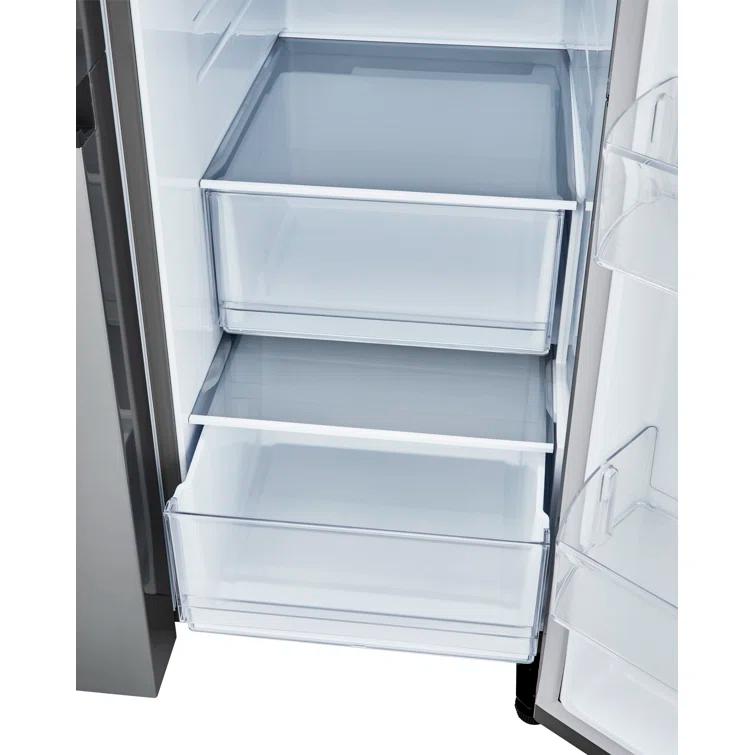 LG 23 Cu. Ft. Side-By-Side Counter-Depth Refrigerator With Smooth Touch Dispenser LRSXC2306S