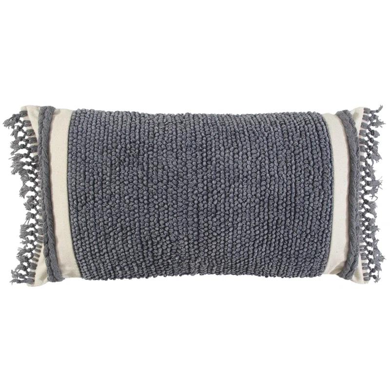 Rizzy Home Fringed Throw Pillow