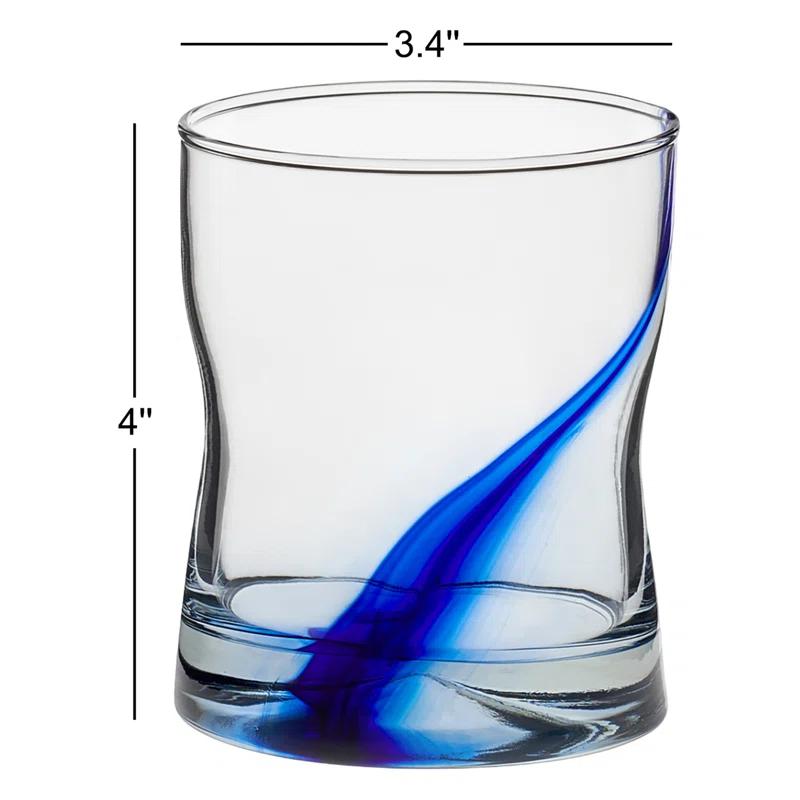 Blue Ribbon Libbey Impressions Rocks Glasses (Set of 8)