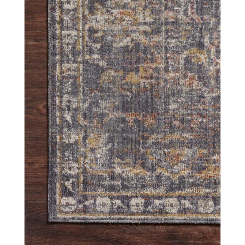 Chris Loves Julia x Loloi Chris Loves Julia x Loloi Rosemarie Oriental Graphite/Gold Rust/Ivory/Purple Area Rug