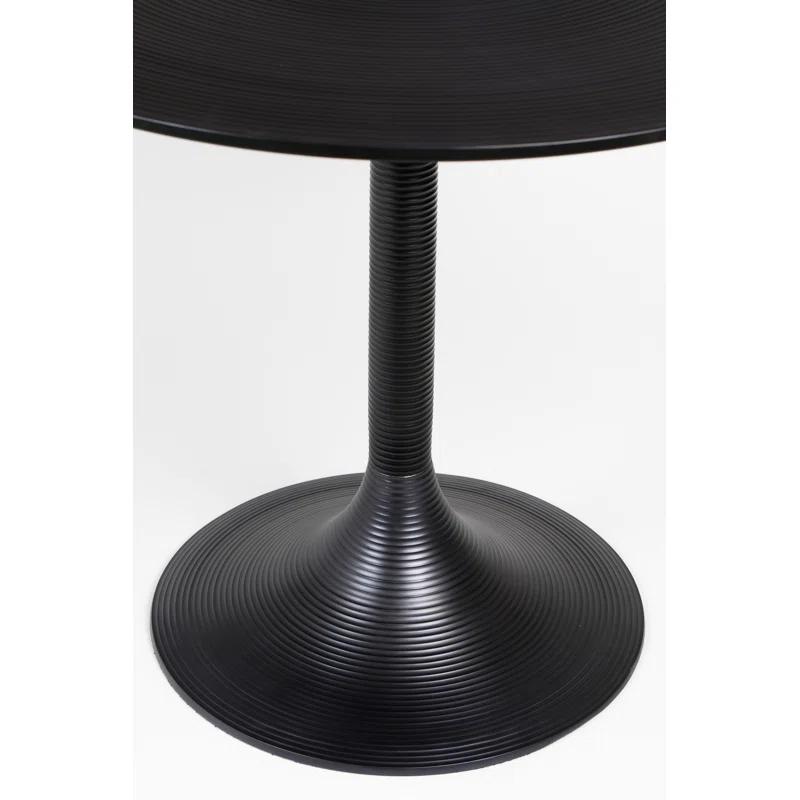 Bold Monkey Hypnotising Round Metal Dining Table