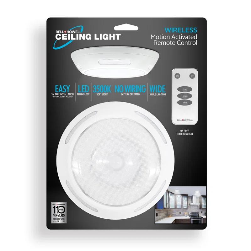 Bell + Howell Bell + Howell Wireless Motion Activated Ceiling Light with Remote Control