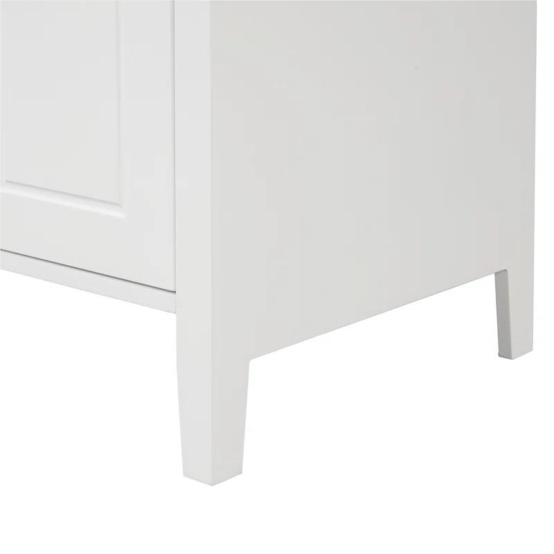 Tryimagine 24" Bathroom Vanity With Sink, Bathroom Vanity Cabinet With Two Drawers And Door, Adjustable Shelf, Solid Wood And MDF