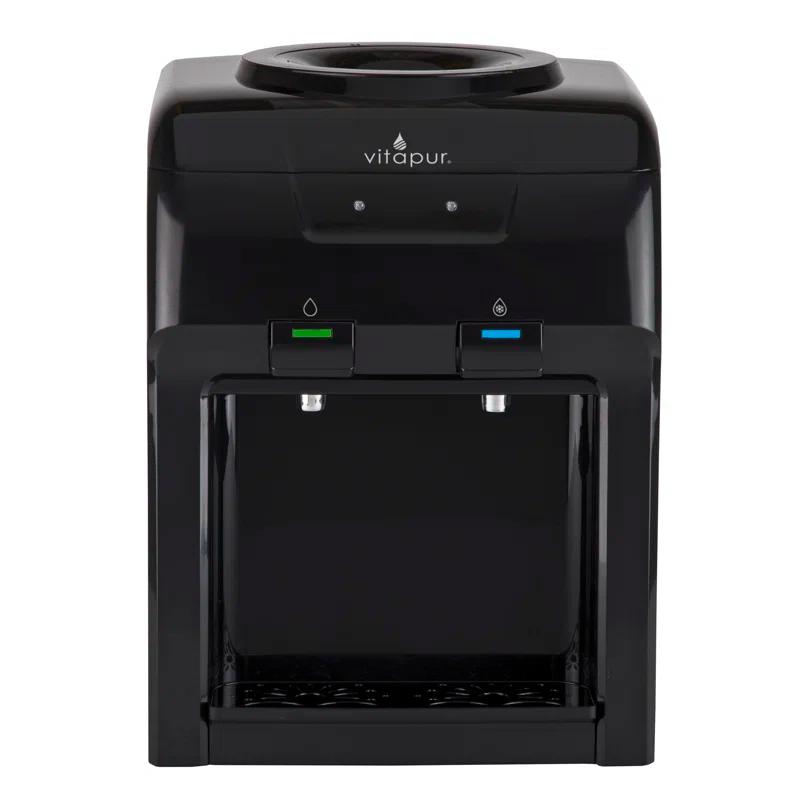 vitapur Vitapur Black Countertop Top Loading Electric Water Dispenser