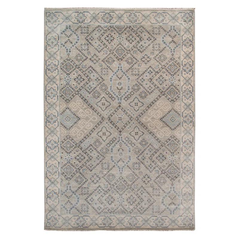 Blu Drayer Wool Geometric Rug
