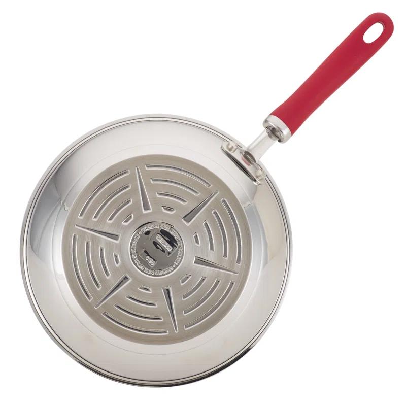 Rachael Ray Rachael Ray Create Delicious Stainless Steel Cookware Induction Pots and Pans Set, 10 Piece