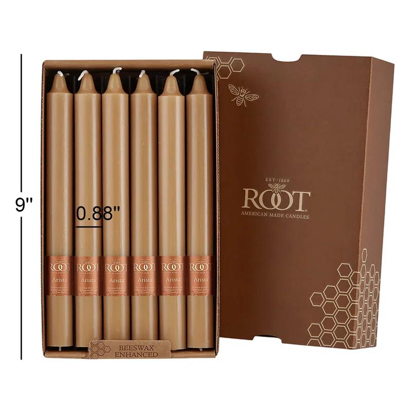 Root Candles Unscented Taper Candle (Set of 12)