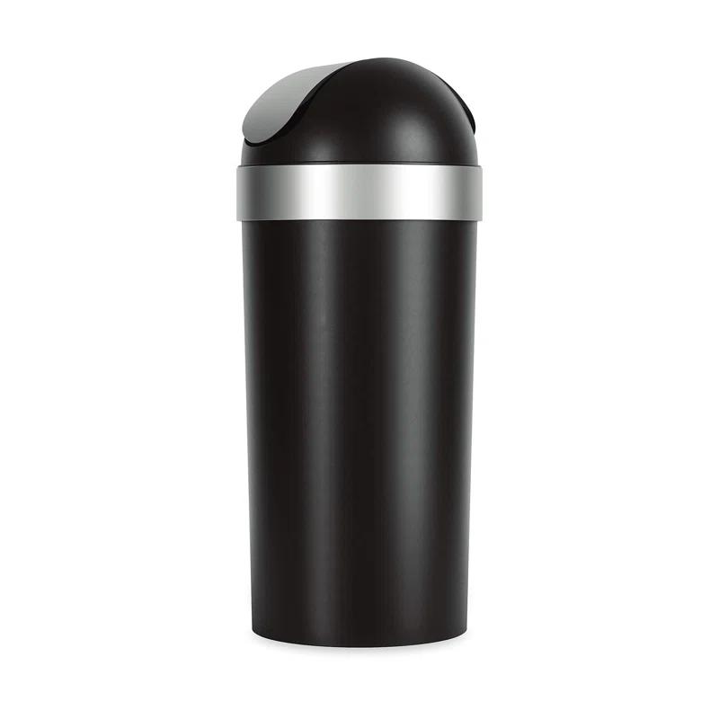 Umbra Venti Plastic Swing Top Kitchen Trash Can - 16 Gallons