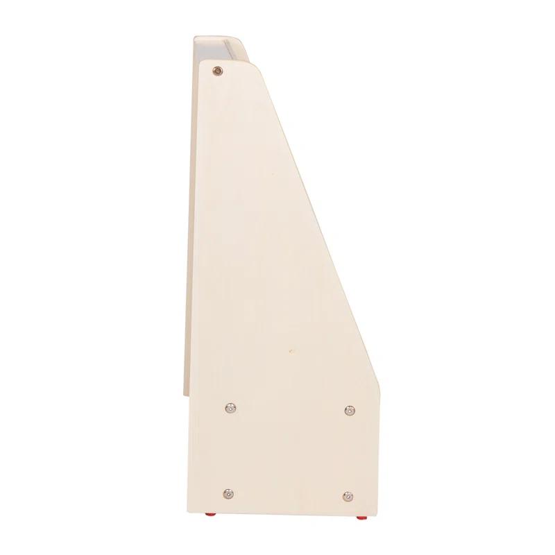 Angeles Angeles Mobile 4-Shelf Book Display with Storage - RTA