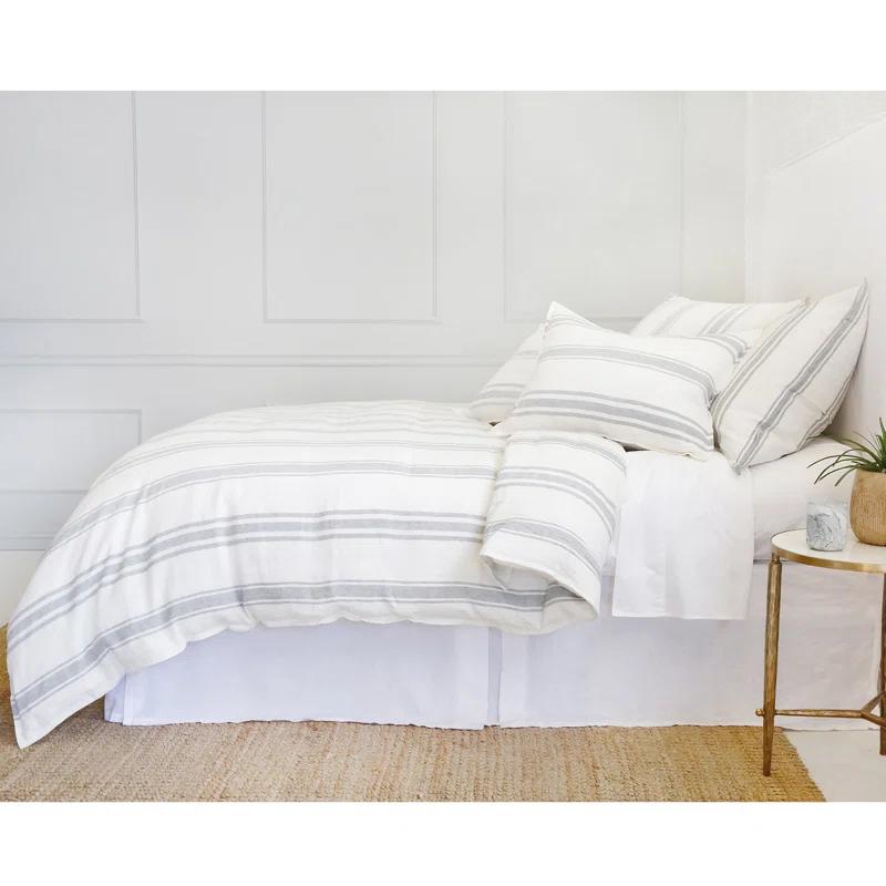 Jackson Sham by Pom Pom at Home - Cream and Gray / King