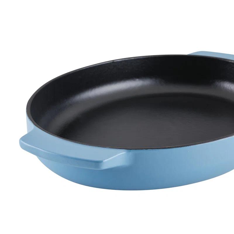 KitchenAid® KitchenAid Cast Iron Oval Au Gratin Roasting Pan Suitable - 2.5 Quart