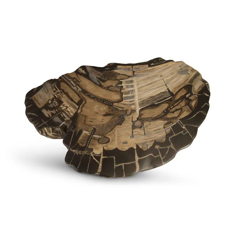 Phillips Collection Cast Naturals Petrified Accent Stool