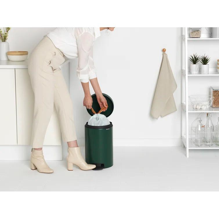 Brabantia Newicon Step On Trash Can, 3.2 Gallon (12 Liter)