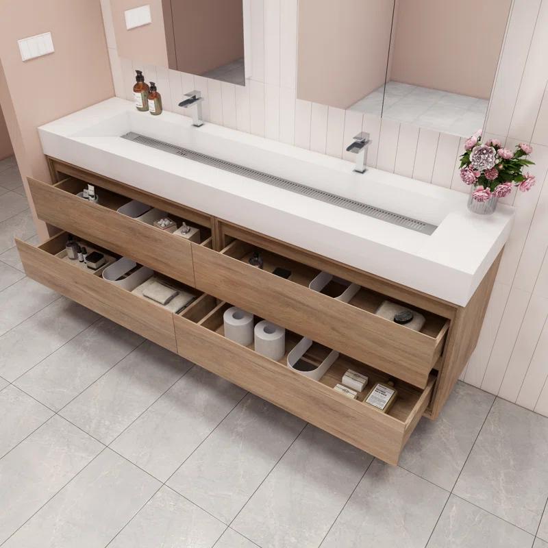 MEBO Victoria 41.7'' Single Bathroom Vanity with Acrylic Top