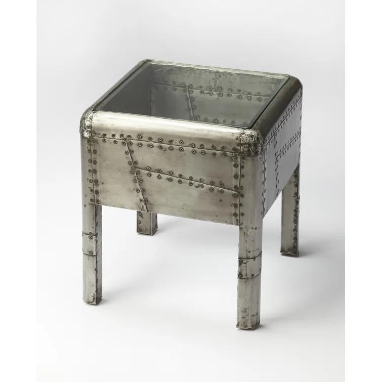 Butler Specialty Company Midway Aviator Metal End Table - Gray