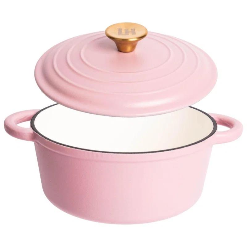 Lexi Home Lexi Home Enameled Cast Iron Round Dutch Oven