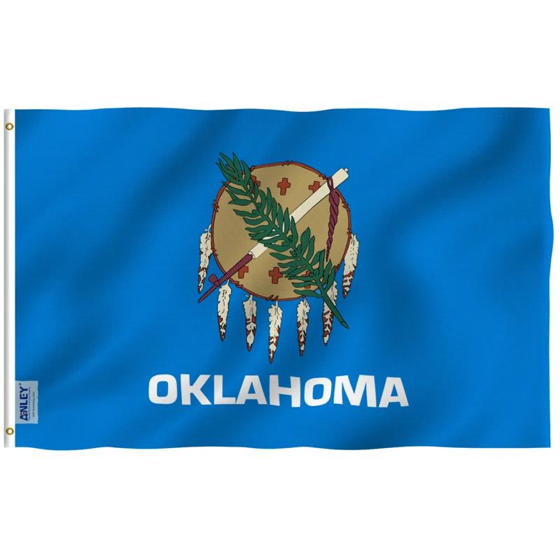 ANLEY Oklahoma State Flag Polyester 36 x 60 in. House Flag